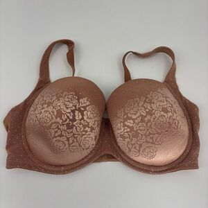 Soma stunning support full coverage bra size 34DDD brown copper